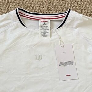 Wilson White Sports Tee